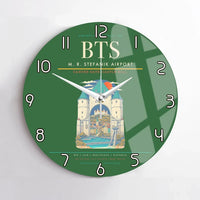 Thumbnail for M. R. Stefanik Airport BTS Wall-Clock No-Frame - Green