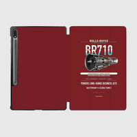 Thumbnail for BR710 design on dark red samsung tablet tablet case