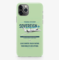 Thumbnail for Cessna Citation Sovereign+ design on light green magsafe iphone case, for iPhone Pro Max