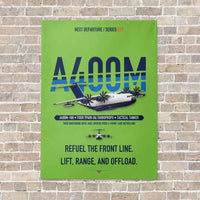 Thumbnail for Airbus A400M Aerial Tanker vertical canvas print - no frame - light green background