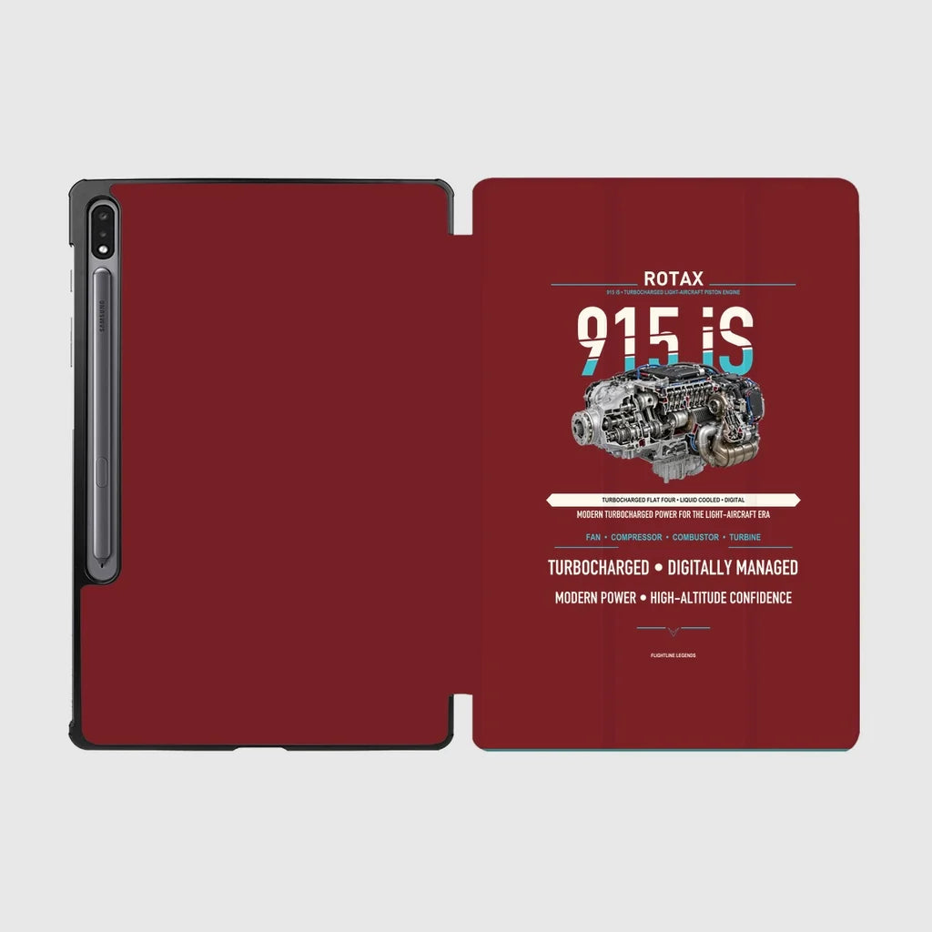 915 iS design on dark red samsung tablet tablet case