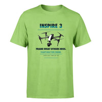 Thumbnail for DJI Inspire 3 design on light green single side