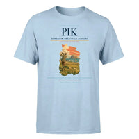 Thumbnail for Glasgow Prestwick Airport (PIK) T-Shirt single-side front print in Light Blue | glasgow-prestwick-airport-pik-double-side-t-shirt