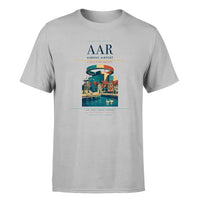 Thumbnail for Aarhus Airport (AAR) Premium T-Shirt Light Gray