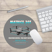Thumbnail for DJI Matrice 30T design on gray round mouse pad
