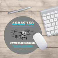 Thumbnail for DJI Agras T50 design on gray round mouse pad