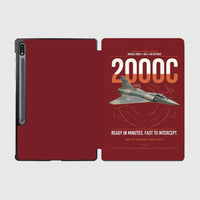 Thumbnail for Dassault Mirage 2000C RDI design on dark red samsung tablet tablet case