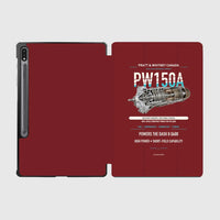 Thumbnail for PW150A design on dark red samsung tablet tablet case