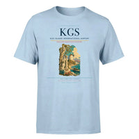 Thumbnail for Kos Island International Airport (KGS) T-Shirt single-side front print in Light Blue | kos-island-international-airport-kgs-double-side-t-shirt