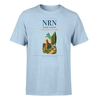 Thumbnail for Weeze Airport (NRN) T-Shirt single-side front print in Light Blue | weeze-airport-nrn-double-side-t-shirt
