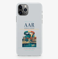 Thumbnail for Aarhus Airport (AAR) design on light gray iPhone 16 Pro MagSafe case