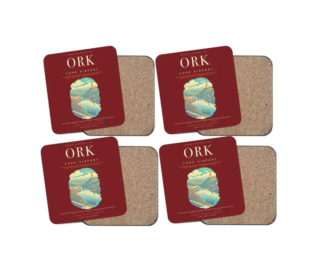 Cork Airport ORK - Dark Red