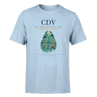 Thumbnail for Merle K. (Mudhole) Smith Airport (CDV) T-Shirt single-side front print in Light Blue | merle-k-mudhole-smith-airport-cdv-double-side-t-shirt