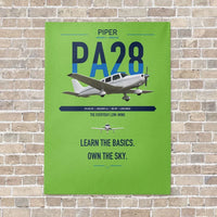 Thumbnail for Piper PA-28-181 Archer LX vertical canvas print - no frame - light green background