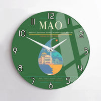 Thumbnail for Manaus - Eduardo Gomes International Airport MAO Wall-Clock No-Frame - Green