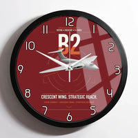Thumbnail for Handley Page Victor B2 design on dark red framed wall clock