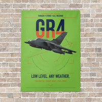 Thumbnail for Panavia Tornado GR4 vertical canvas print - no frame - light green background