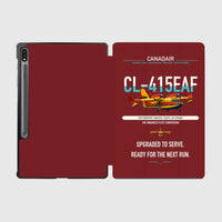 Thumbnail for Canadair CL-415EAF design on dark red samsung tablet tablet case