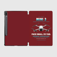 Thumbnail for DJI Mini 3 design on dark red samsung tablet tablet case