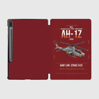 Thumbnail for Bell AH-1Z Viper design on dark red samsung tablet tablet case