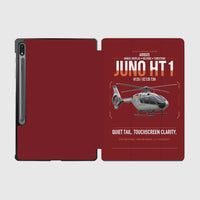 Thumbnail for Airbus H135 Juno HT1 design on dark red samsung tablet tablet case