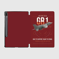 Thumbnail for SEPECAT Jaguar GR1 design on dark red samsung tablet tablet case
