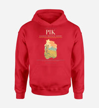 Thumbnail for Glasgow Prestwick Airport (PIK) design on red hoodie single-side print