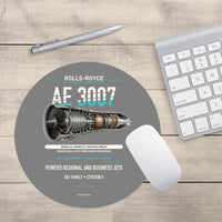 Thumbnail for AE 3007 design on gray round mouse pad