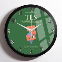 Thumbnail for Toulouse-Blagnac Airport TLS Wall-Clock Framed - Green