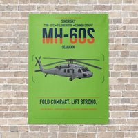 Thumbnail for Sikorsky MH-60S Seahawk vertical canvas print - no frame - light green background