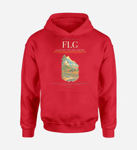 Thumbnail for Flagstaff Pulliam Airport (FLG) design on red hoodie single-side print