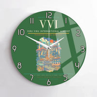 Thumbnail for Viru Viru International Airport VVI Wall-Clock No-Frame - Green