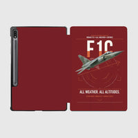 Thumbnail for Dassault Mirage F1C design on dark red samsung tablet tablet case