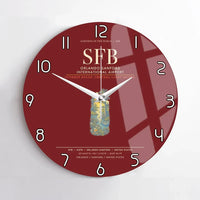 Thumbnail for Orlando Sanford International Airport SFB Wall-Clock No-Frame - Dark Red
