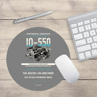 Thumbnail for IO-550 design on gray round mouse pad