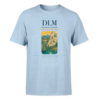 Thumbnail for Dalaman Airport (DLM) T-Shirt single-side front print in Light Blue | dalaman-airport-dlm-double-side-t-shirt