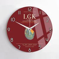 Thumbnail for Langkawi International Airport LGK Wall-Clock No-Frame - Dark Red