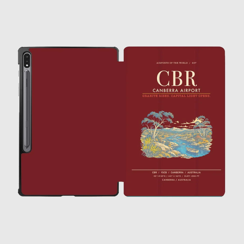 Canberra Airport CBR - Dark Red