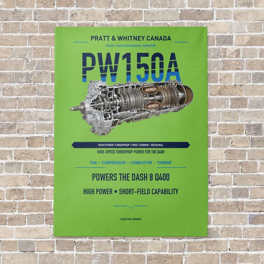 PW150A vertical canvas print - no frame - light green background
