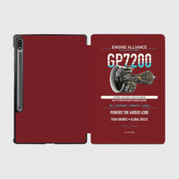 Thumbnail for GP7200 design on dark red samsung tablet tablet case