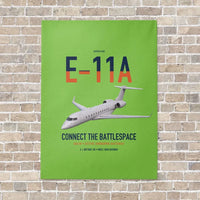 Thumbnail for E-11A BACN vertical canvas print - no frame - light green background