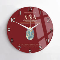 Thumbnail for Northwest Arkansas National Airport XNA Wall-Clock No-Frame - Dark Red