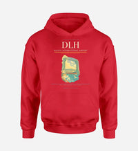 Thumbnail for Duluth International Airport (DLH) design on red hoodie single-side print