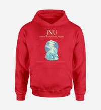 Thumbnail for Juneau International Airport (JNU) design on red hoodie single-side print