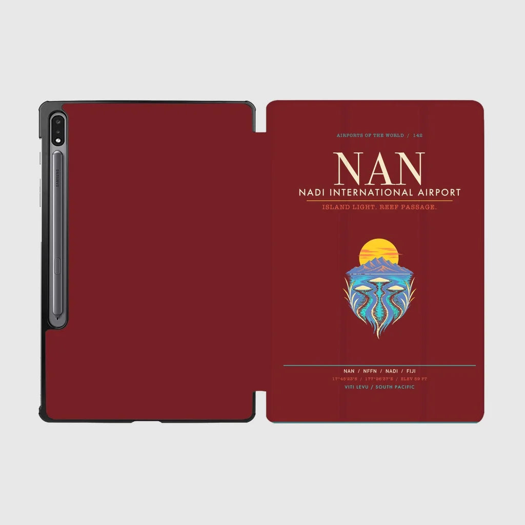 Nadi International Airport NAN - Mamanuca Sun-Passage - Dark Red
