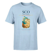 Thumbnail for Aktau Airport (SCO) T-Shirt single-side front print in Light Blue | aktau-airport-sco-double-side-t-shirt