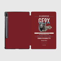 Thumbnail for GE9X design on dark red samsung tablet tablet case