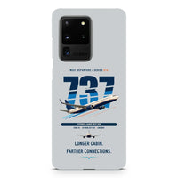 Thumbnail for Boeing 737-900ER design on samsung case - light gray