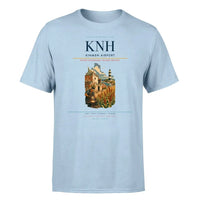 Thumbnail for Kinmen Airport (KNH) T-Shirt single-side front print in Light Blue | kinmen-airport-knh-double-side-t-shirt
