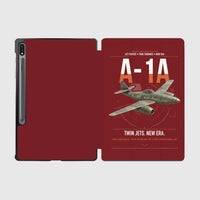 Thumbnail for Messerschmitt Me 262A-1a design on dark red samsung tablet tablet case